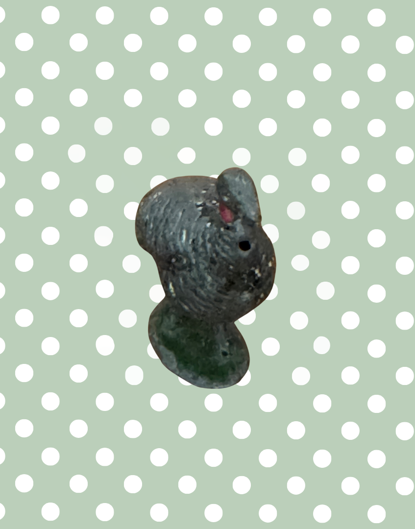 Young Turkey or Guinea Fowl on Stand | 1920s Britains Lead Farmyard Toy with Character