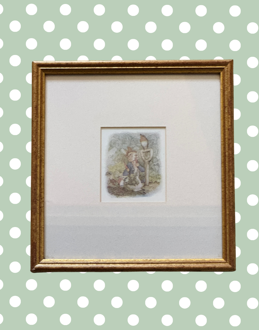 Pickwick Gallery Classic Antique Beatrix Potter Framed Print – The Tale of Peter Rabbit, 1912