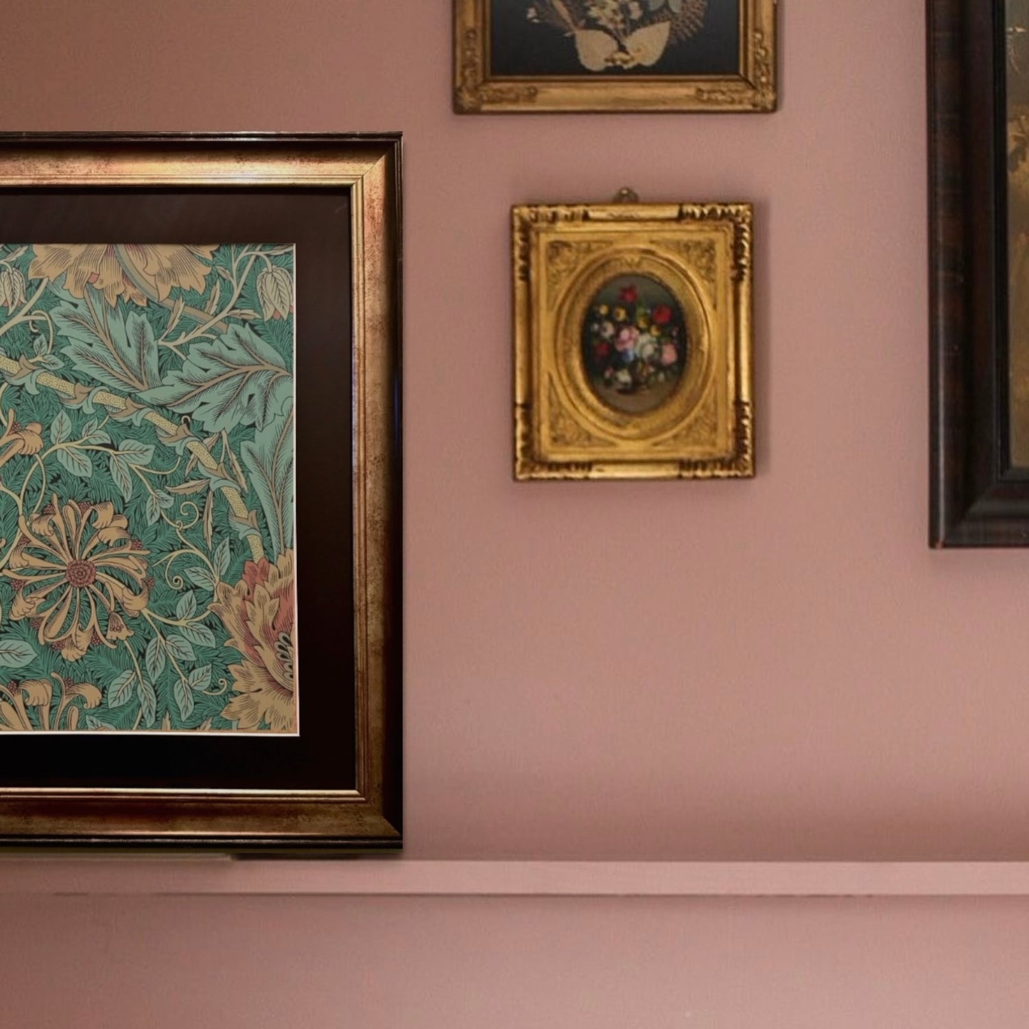 William Morris Dark Botanicals - Framed for the Bold at Heart featured