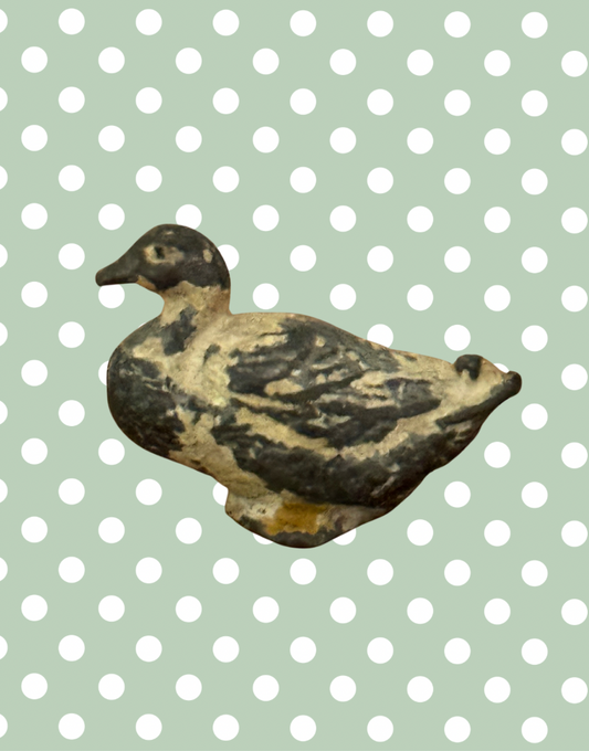Britains Ltd Cast Lead Goose | Vintage 1920s Painted Farm Animal Toy