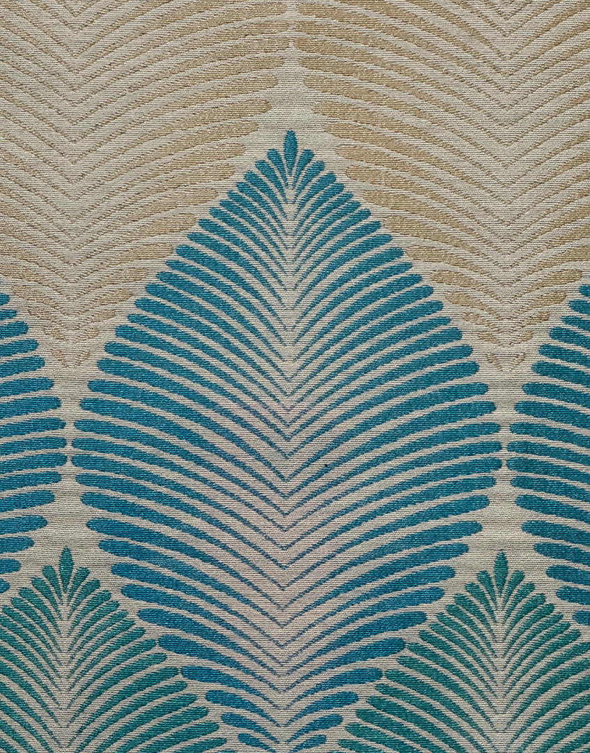 Close up abstract leaf pattern detail Arctic Forest framed art