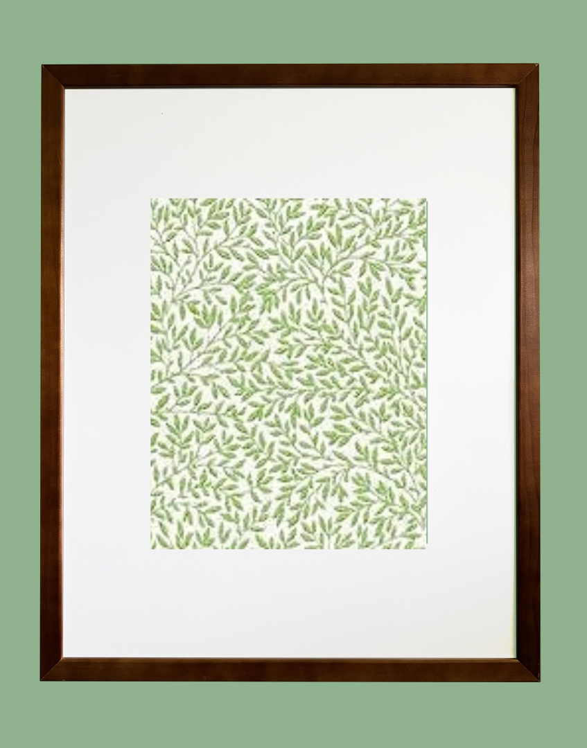 ‘Standen - Fennel’ Framed Art | William Morris Elegant Botanical Design for Period & Heritage Homes