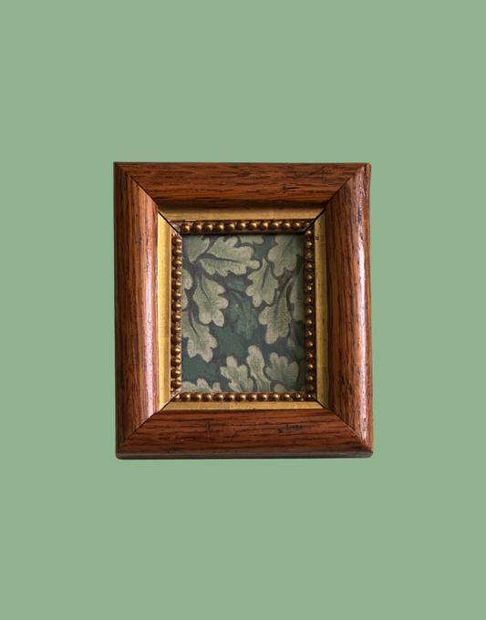 The Brook (Oak Leaf Detail) William Morris Miniature Vintage Wall Art 