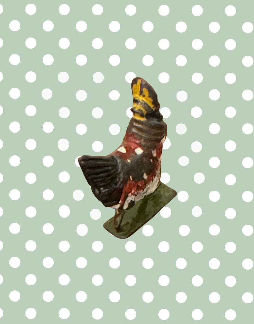Henrietta ‘Fussy Feathers’ Britains Ltd Collectable | 1930s Cadbury Coco Cubs Lead Bird Toy