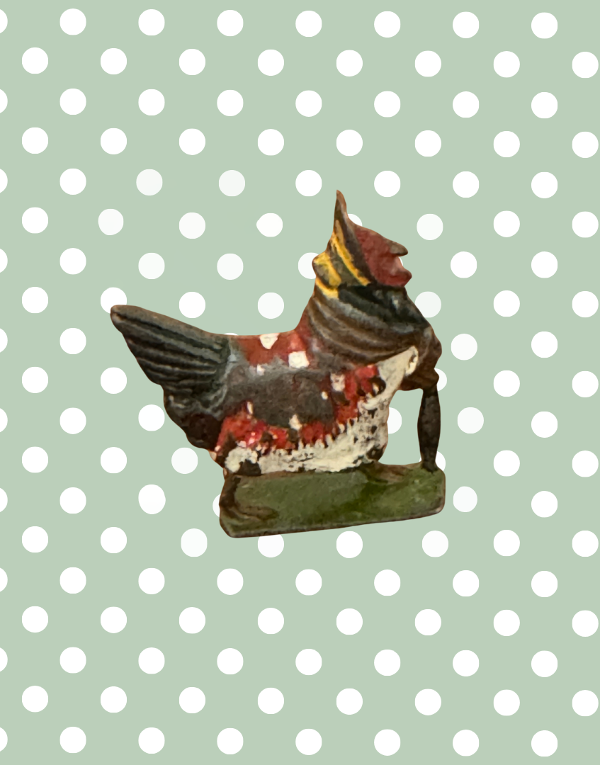 Henrietta ‘Fussy Feathers’ Britains Ltd Collectable | 1930s Cadbury Coco Cubs Lead Bird Toy