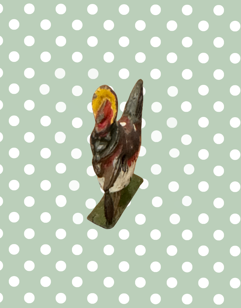 Henrietta ‘Fussy Feathers’ Britains Ltd Collectable | 1930s Cadbury Coco Cubs Lead Bird Toy