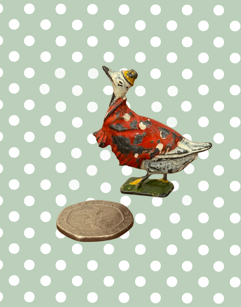 'Mrs Cacklegoose' Britains Ltd Hand Painted Collectable | 1930s Cadbury Cococubs Vintage Lead Toy