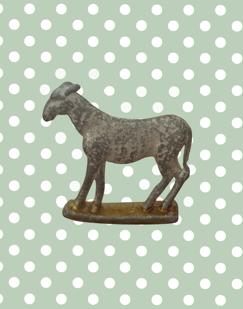 britains zoo series grey painted goat vintage toy collectable