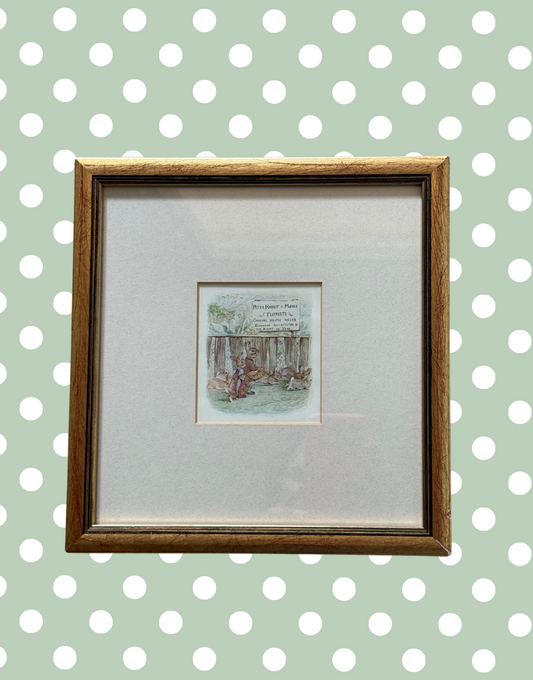 Pickwick Gallery Antique Beatrix Potter Charming Framed Print – The Tale of the Flopsy Bunnies, 1909