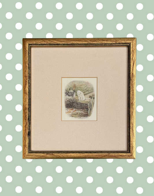 Pickwick Gallery Delightful Antique Beatrix Potter Framed Print – The Tale of Peter Rabbit, 1912
