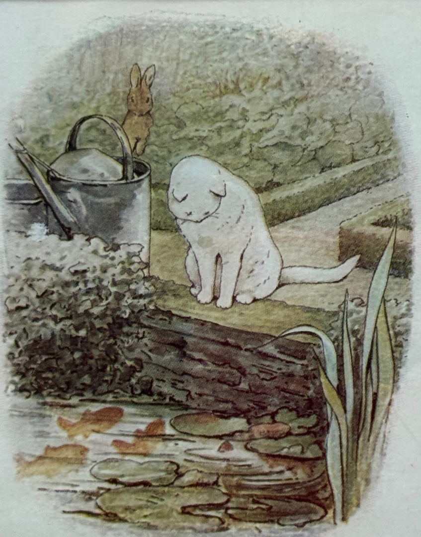 Pickwick Gallery Delightful Antique Beatrix Potter Framed Print – The Tale of Peter Rabbit, 1912