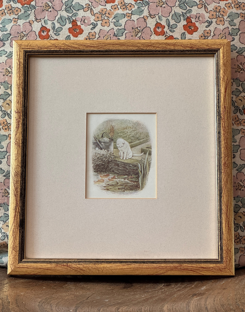 Pickwick Gallery Delightful Antique Beatrix Potter Framed Print – The Tale of Peter Rabbit, 1912