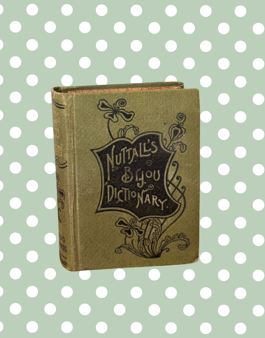 Rare Miniature Nuttall’s Bijou Dictionary | Frederick Warne & Co. Victorian Collectable