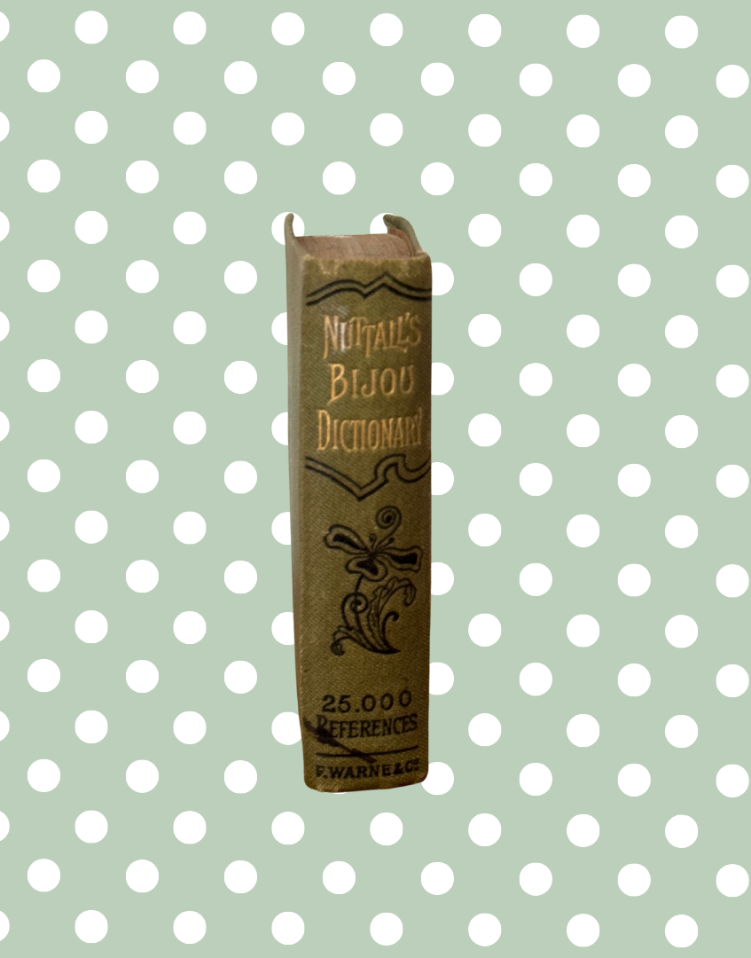 Rare Miniature Nuttall’s Bijou Dictionary | Frederick Warne & Co. Victorian Collectable