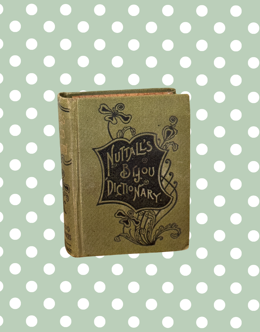 Rare Miniature Nuttall’s Bijou Dictionary | Frederick Warne & Co. Victorian Collectable