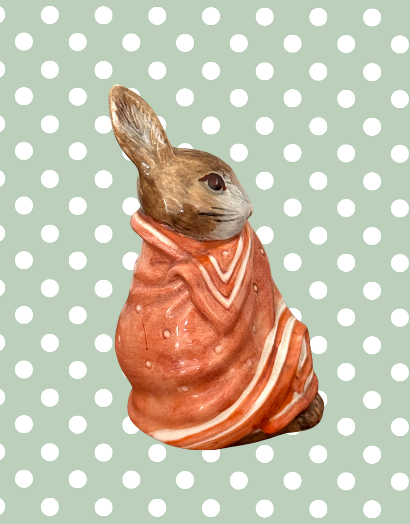 Beatrix Potter ‘Poorly Peter Rabbit’ Beswick Figurine | Frederick Warne & Co. 1976 Collectable