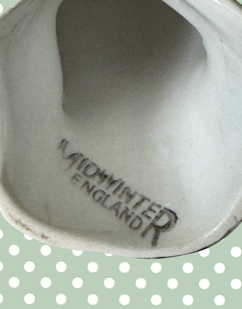 Highly Collectible ‘Midwinter’ Black & Yellow Pie Bird on White Perch | Mid-Century Classic Clarice Cliff British T