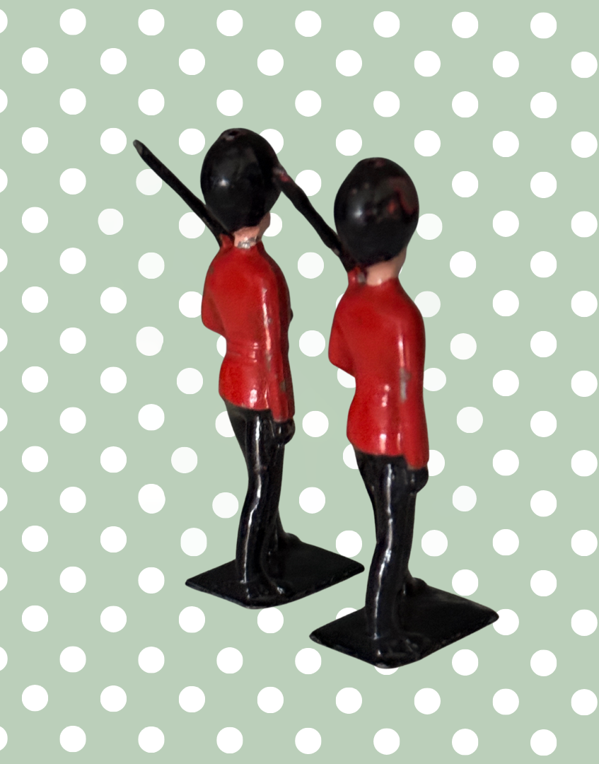 Britains Ltd Grenadier Guards (Pair) | Vintage 1970s Traditional Lead Soldiers Christmas Collectable