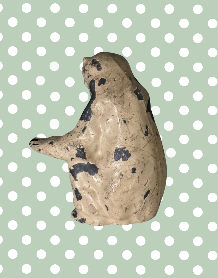 Britains Ltd Zoo Polar Bear | 1940s Hand-Painted Lead Animal Figurine Christmas Collectable