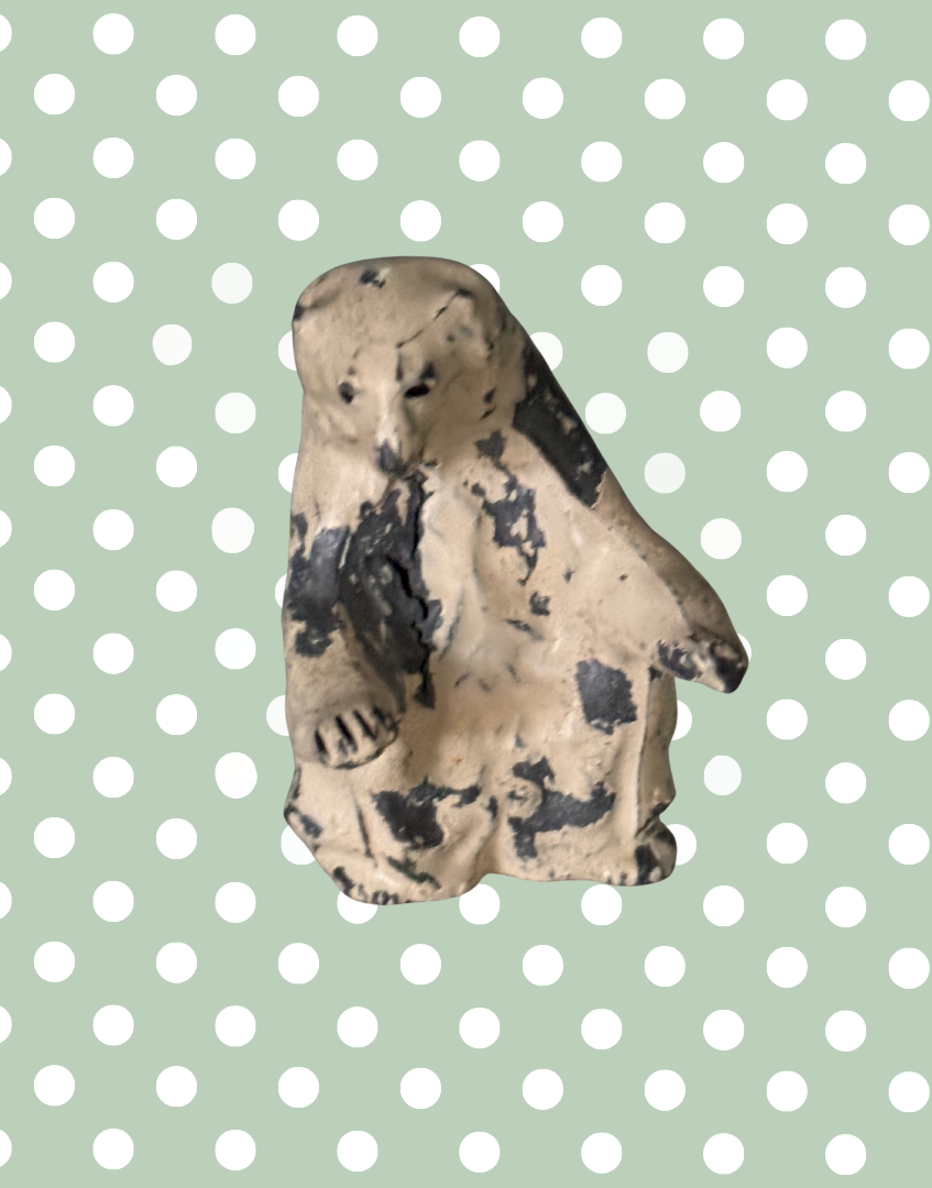 Britains Ltd Zoo Polar Bear | 1940s Hand-Painted Lead Animal Figurine Christmas Collectable