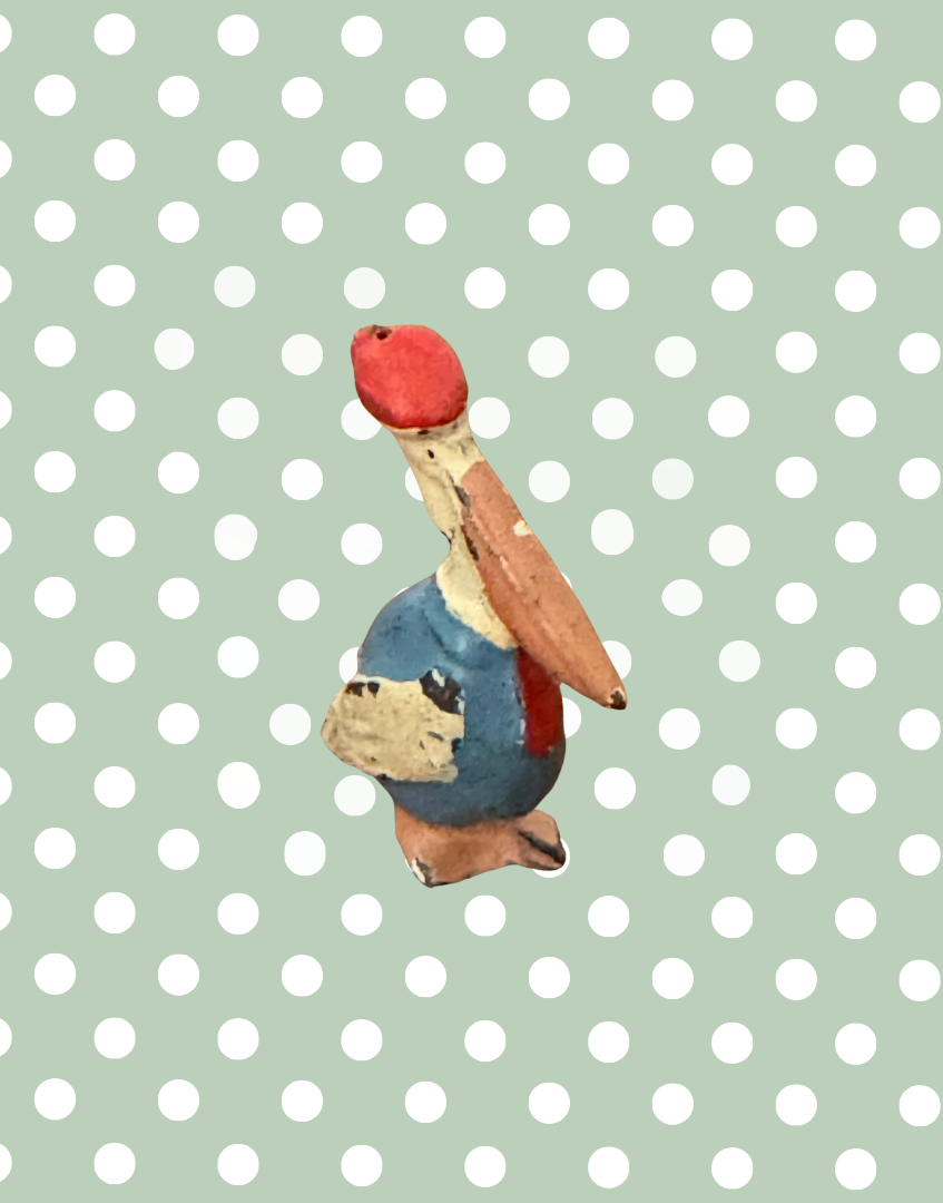 'Pat Pelican' Sunny Britains Ltd Collectable | 1930s Cadbury Cococubs Vintage Lead Toy