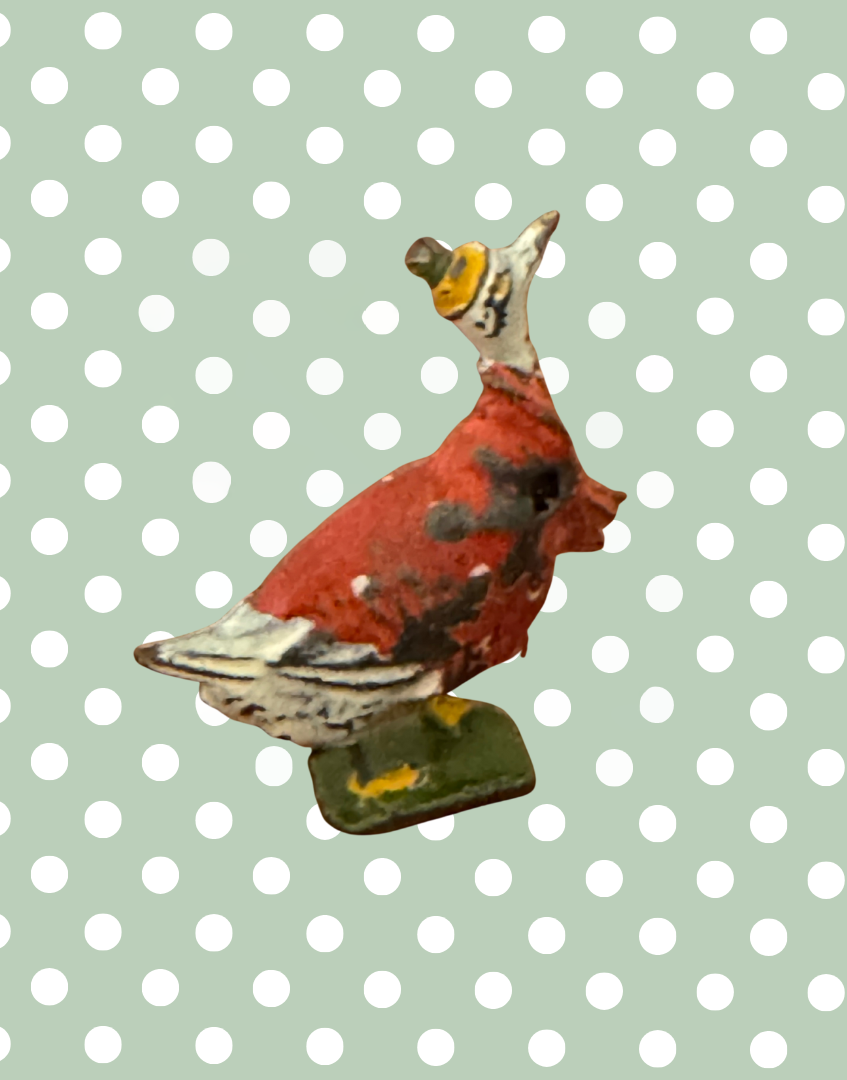 'Mrs Cacklegoose' Britains Ltd Hand Painted Collectable | 1930s Cadbury Cococubs Vintage Lead Toy