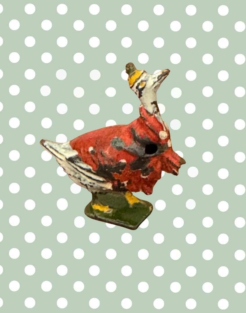'Mrs Cacklegoose' Britains Ltd Hand Painted Collectable | 1930s Cadbury Cococubs Vintage Lead Toy