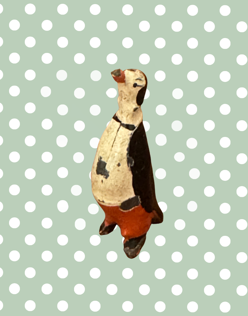 'Peter Penguin' 1930s Cadbury Cococub Figurine | Rare Hand Painted Lead Toy Collectable