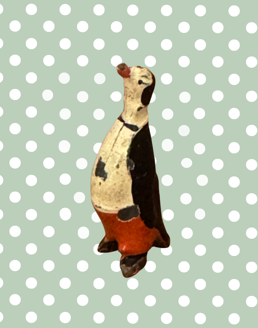 'Peter Penguin' 1930s Cadbury Cococub Figurine | Rare Hand Painted Lead Toy Collectable