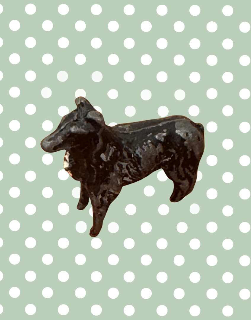 black collie working dog lead collectable