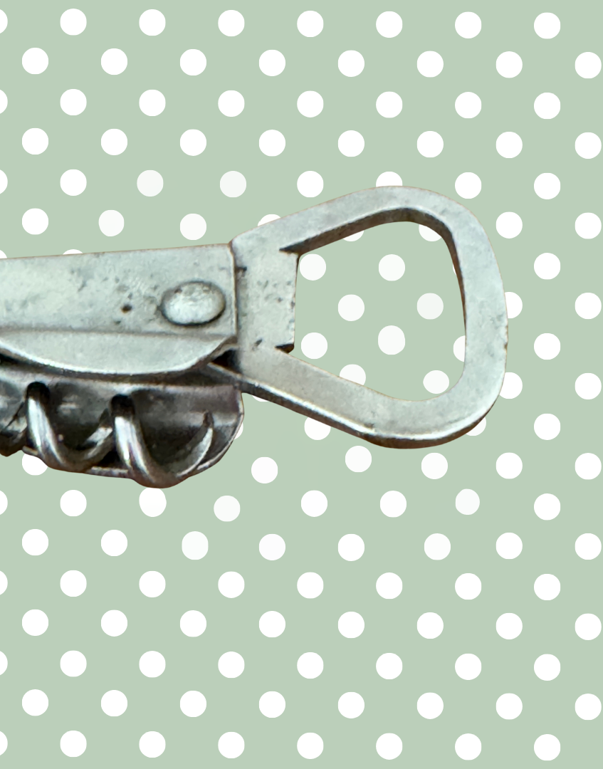 Bottle opener end detail vintage tool