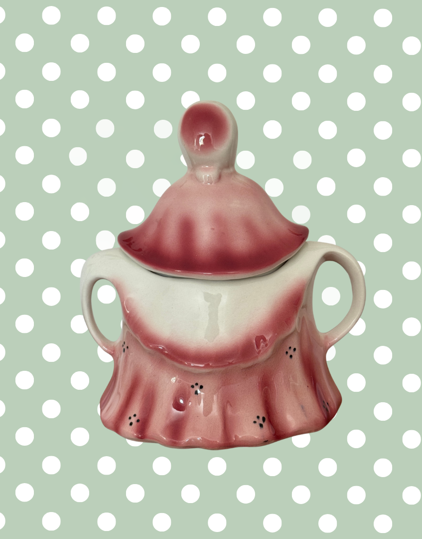 Vintage character ware sugar bowl for display or use