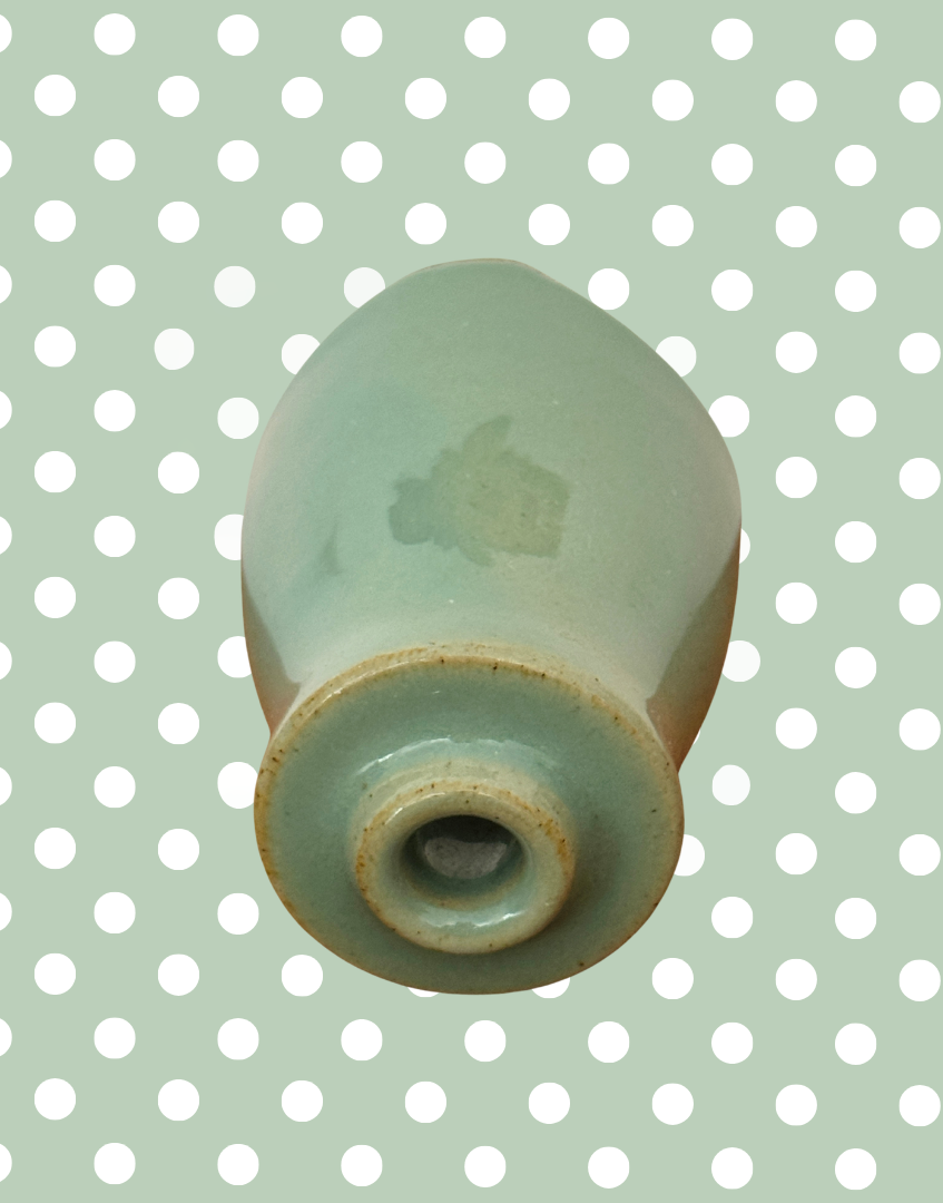 Vintage Denby Manor Green Stoneware Ceramic Pie Funnel
