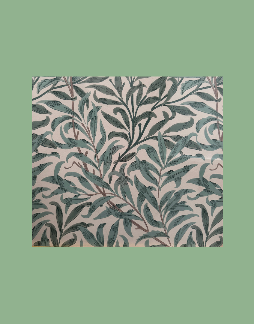 William Morris Willow Boughs - Privet | Classic Vintage Black and Gold Gilt Frame