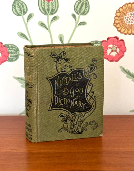 Rare Miniature Nuttall’s Bijou Dictionary | Frederick Warne & Co. | Victorian Collectable