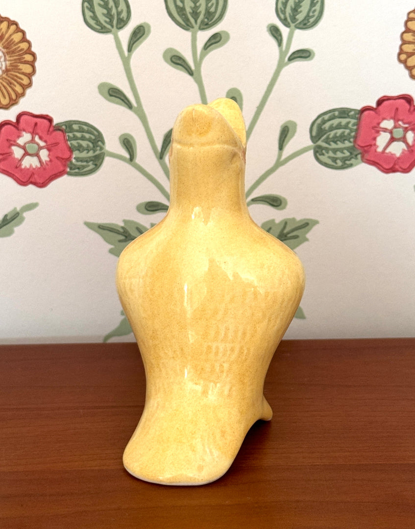 Charming Vintage Yellow Pie Funnel | Classic English Pottery Baking Vent