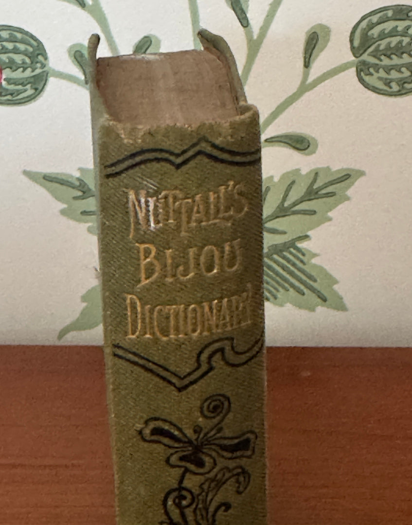 Rare Miniature Nuttall’s Bijou Dictionary | Frederick Warne & Co. | Victorian Collectable