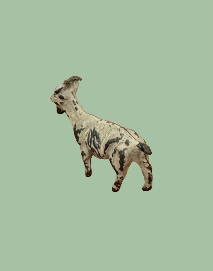 1920s Britains Female Goat Hand Painted Lead Farm Figure