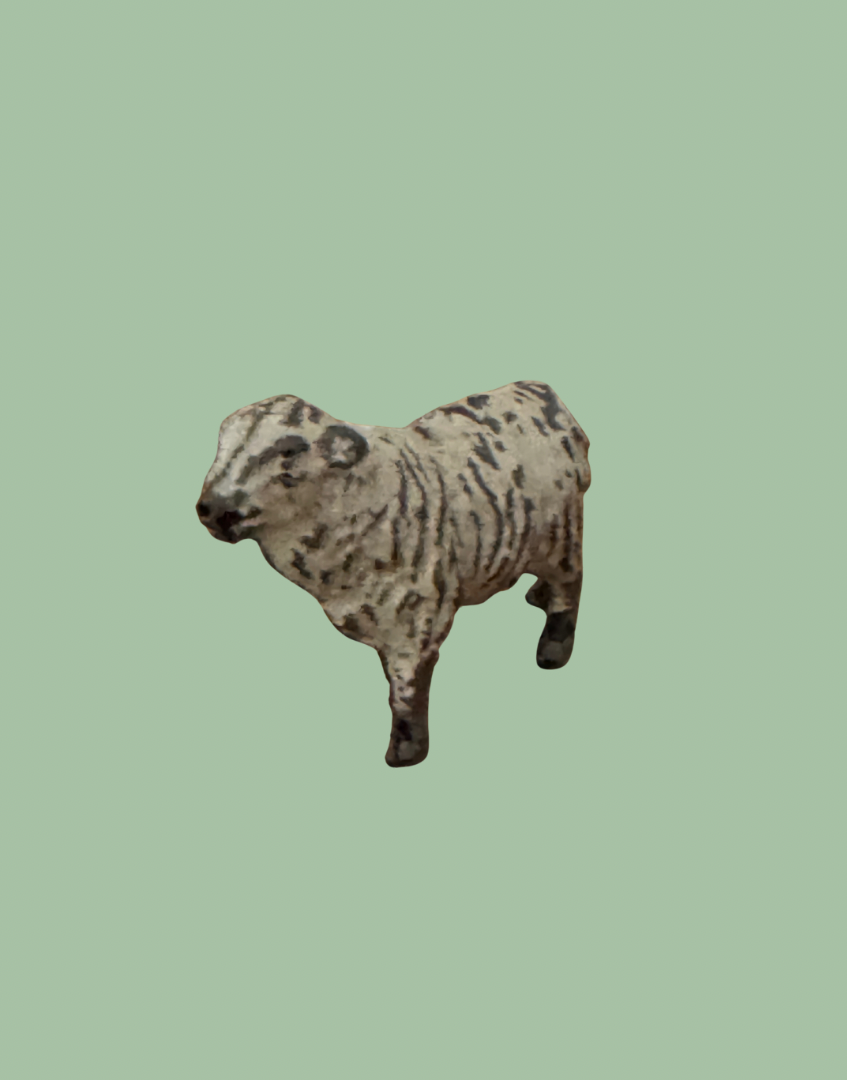1920s Britains Sheep Hand Painted Lead Farm Figure