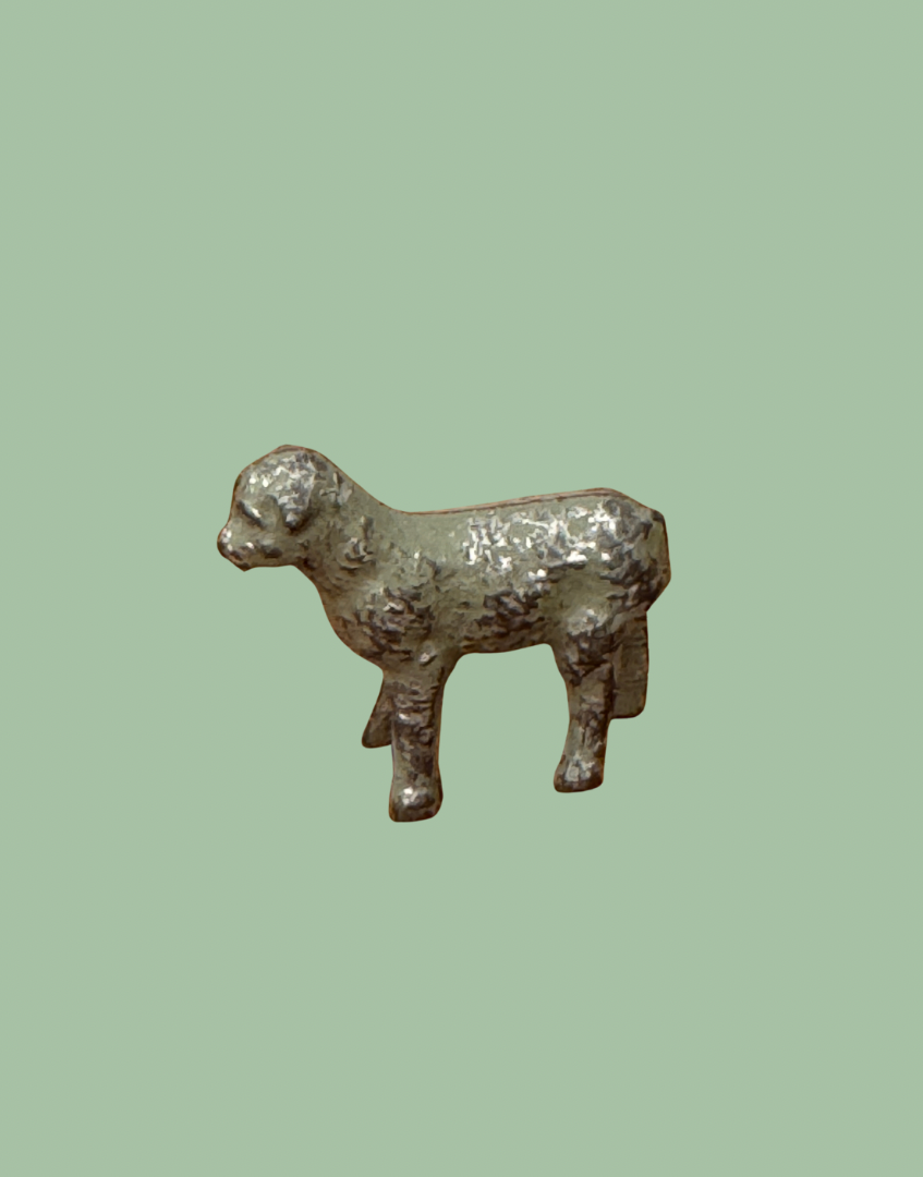 1920s Britains Standing Lamb Tiny Lead Farm Figure