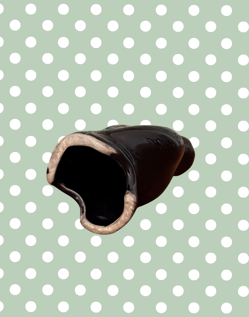 Classic & Charming Black & Yellow Vintage Pie Bird | Sing a Song of Sixpence Style With Characterful Eyes