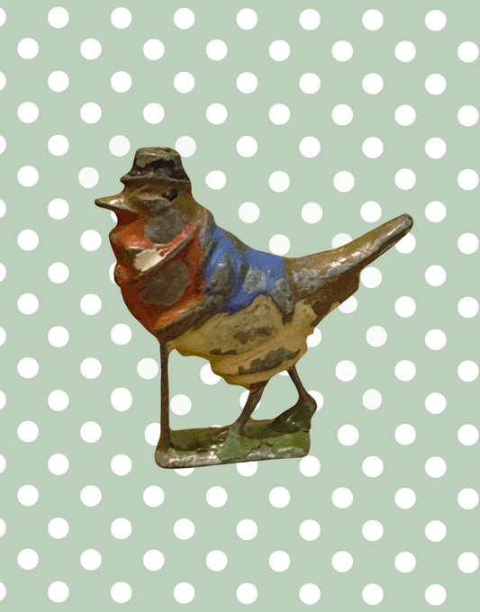 ‘Gussie Robin’ Cadbury Cococub Bird Figurine