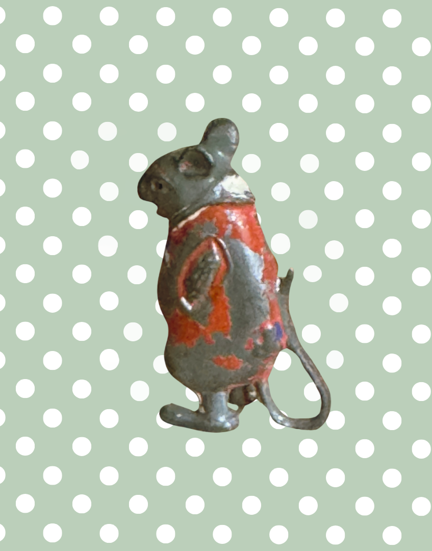 ‘Will Mouse’ Miniature Vintage Cococub Figurine 