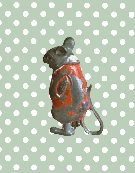 ‘Will Mouse’ Miniature Vintage Cococub Figurine 