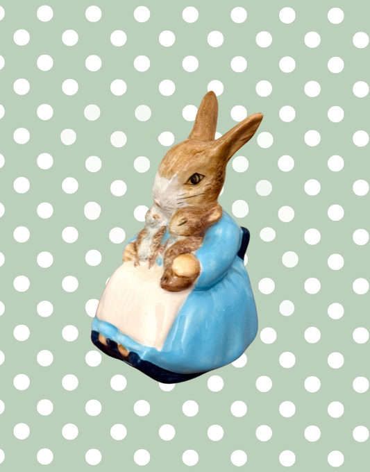 Royal Albert Beatrix Potter Mrs. Rabbit & Bunnies Figurine
