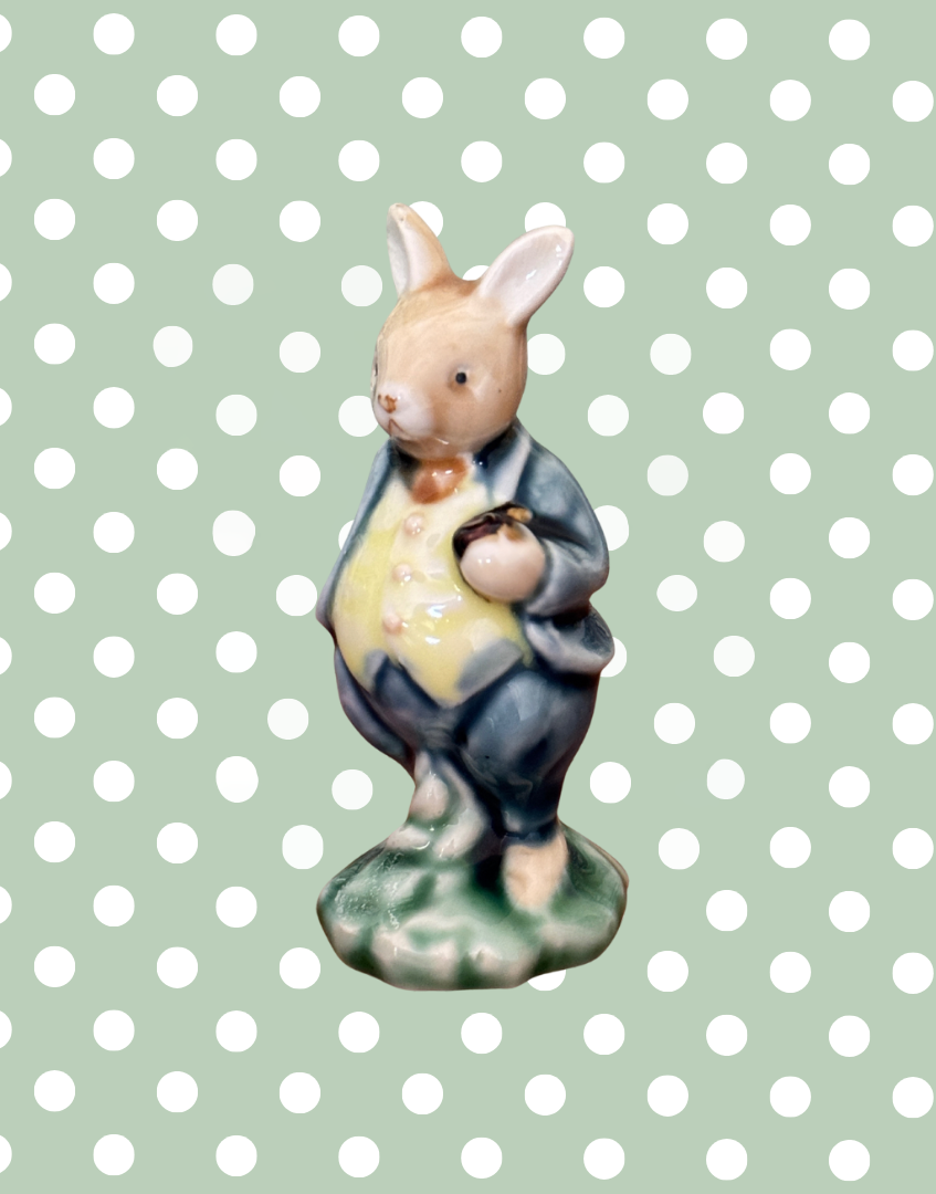 Albert Kessler Ceramic Dapper Rabbit Figurine 