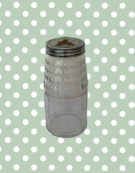 Vintage Kitchenalia Clear Glass Sugar Sifter