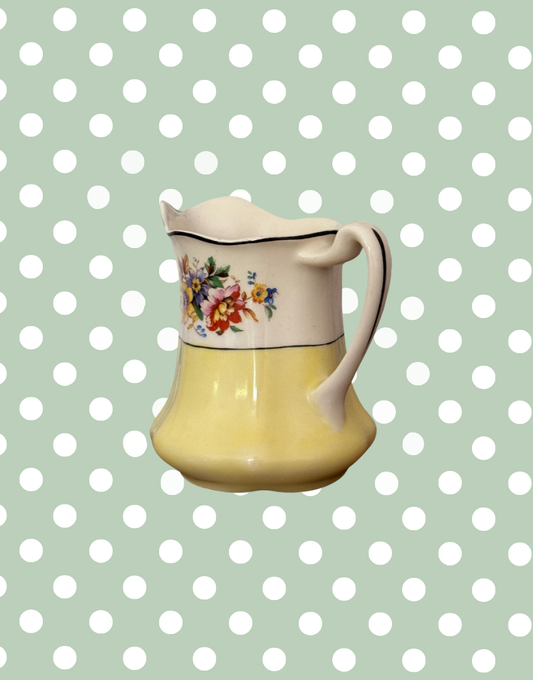 Johnson Bros Pareek ‘Lombardy’ Floral Yellow Jug 