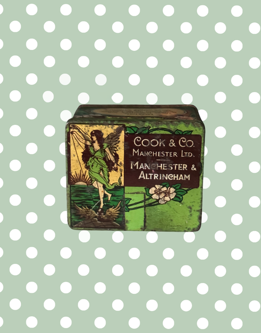 Vintage Cook & Co. Manchester Ring Travellers Tin 
