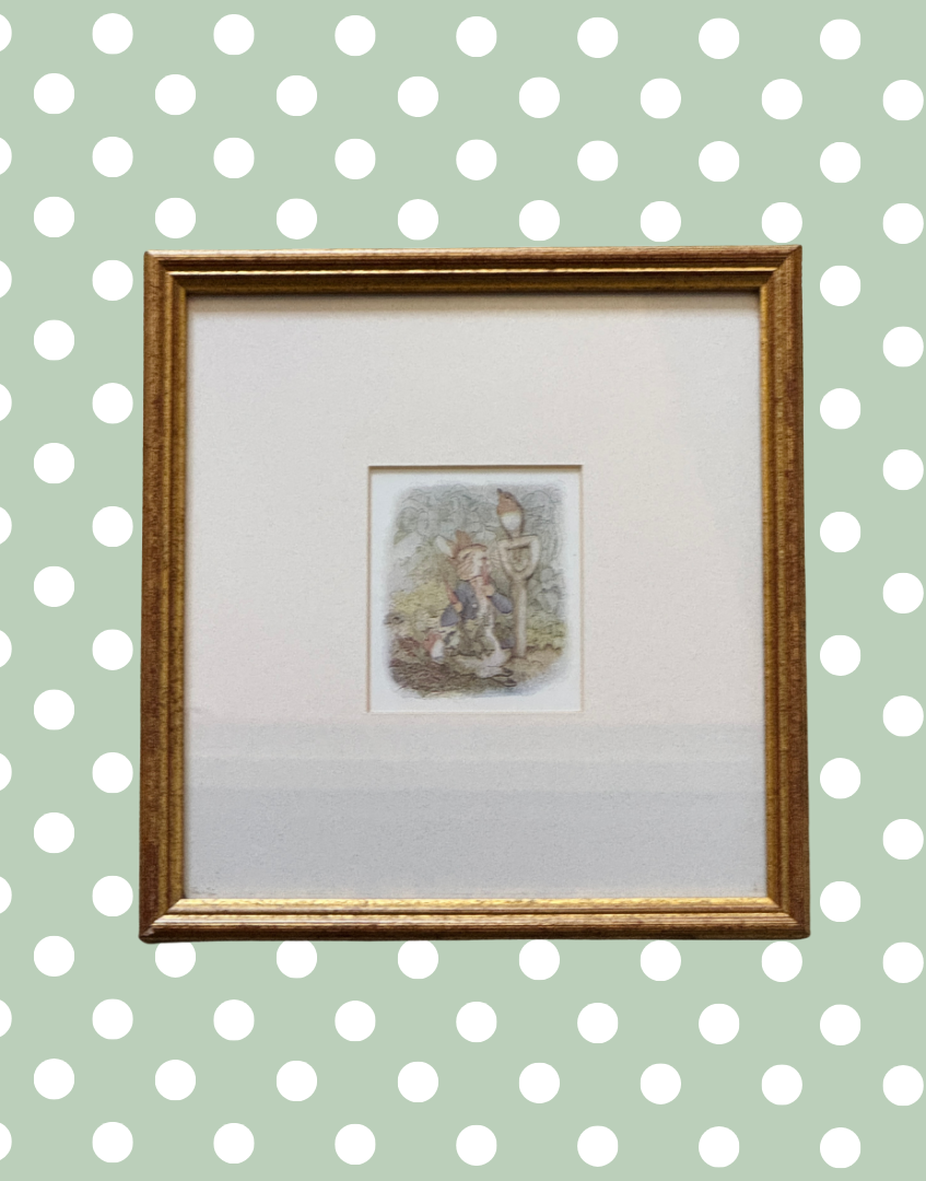 Beatrix Potter Peter Rabbit Antique Framed Wall Art